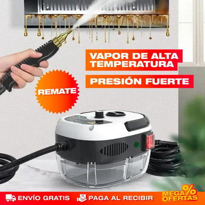 Limpiador a Vapor con Esterilización a Presión – Desinfecta Toda la Casa Sin Químicos