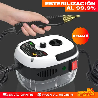 Limpiador a Vapor con Esterilización a Presión – Desinfecta Toda la Casa Sin Químicos