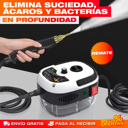 Limpiador a Vapor con Esterilización a Presión – Desinfecta Toda la Casa Sin Químicos