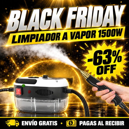 Limpiador a Vapor con Esterilización a Presión – Desinfecta Toda la Casa Sin Químicos